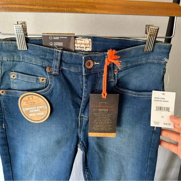 NWT Weatherproof Vintage Slim Fit Jeans / Size Kids 10 - Picture 2 of 7